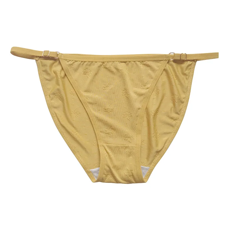 Foreign trade sexy underwear women's adjustable strap to show leg length bikini women's underwear pure cotton crotch plus size u 6