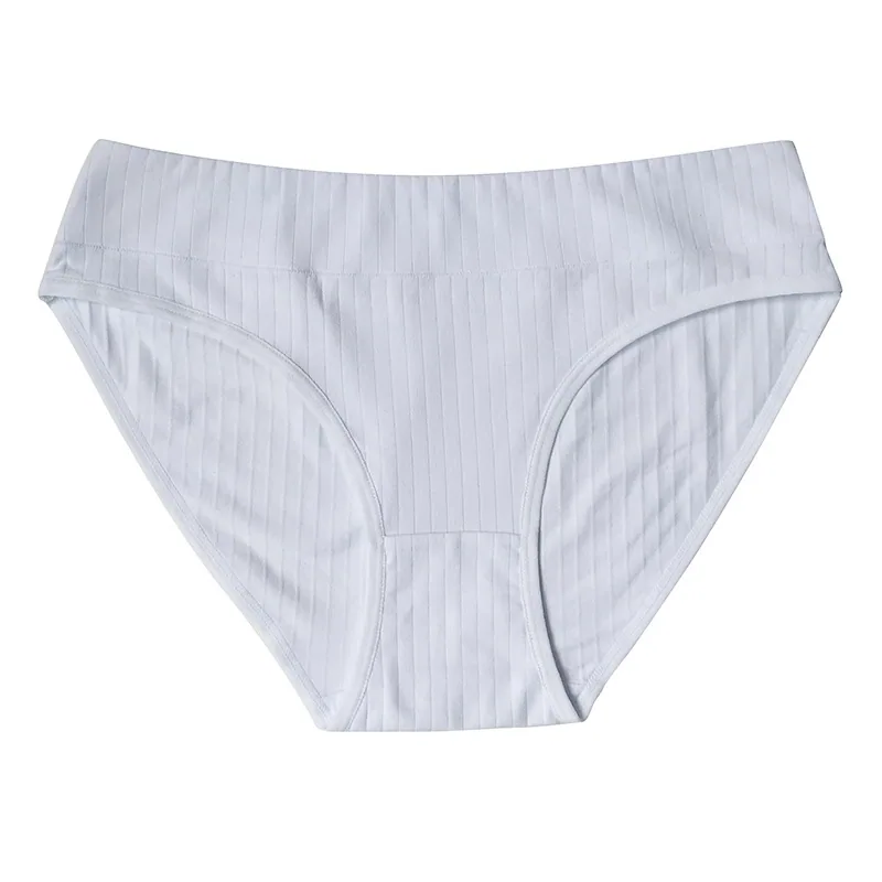 A drop shipping free shipping women's underwear pure cotton large size mid-waisted women's briefs cross-border pure cotton women 4