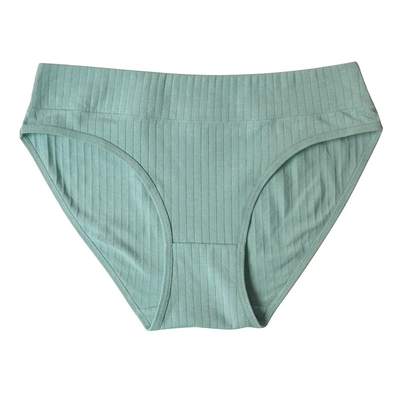 A drop shipping free shipping women's underwear pure cotton large size mid-waisted women's briefs cross-border pure cotton women 7