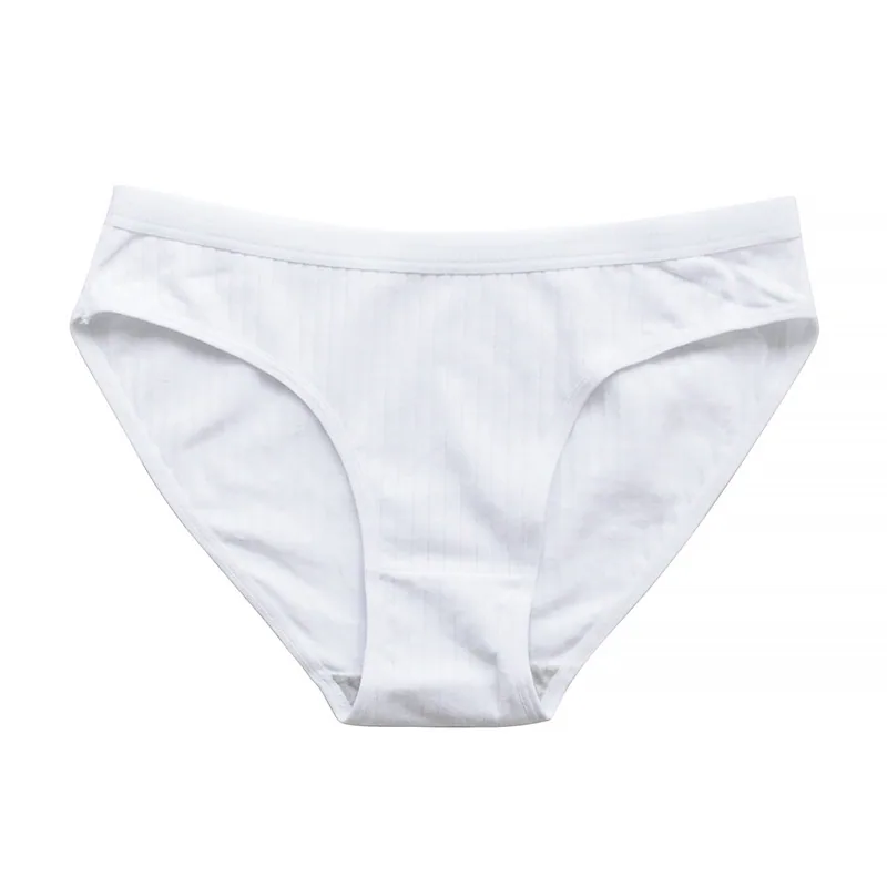 Explosive foreign trade cross-border underwear pure cotton girls large size mid-waist solid color European and American triangle 4