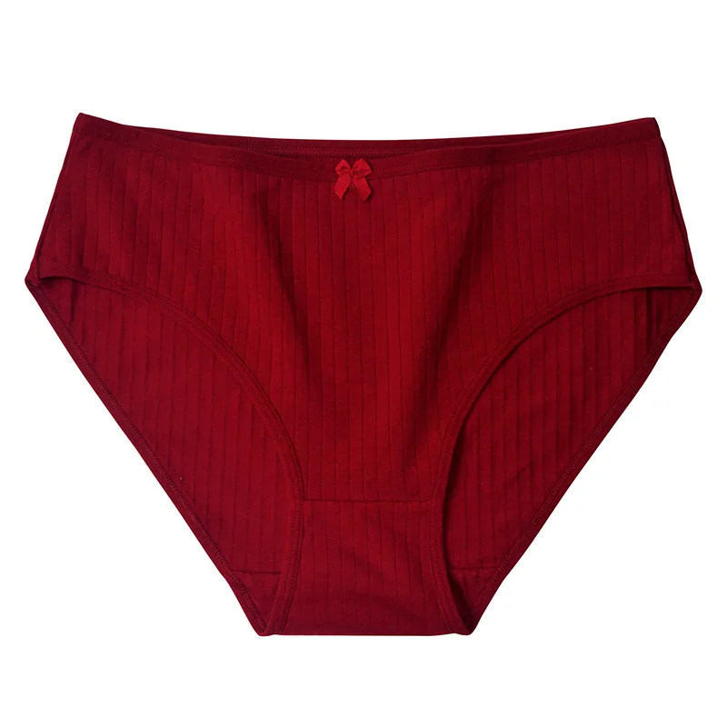 European and American obese MM large size high waist cotton panties women mommy triangle panties women autumn amazon panties 5