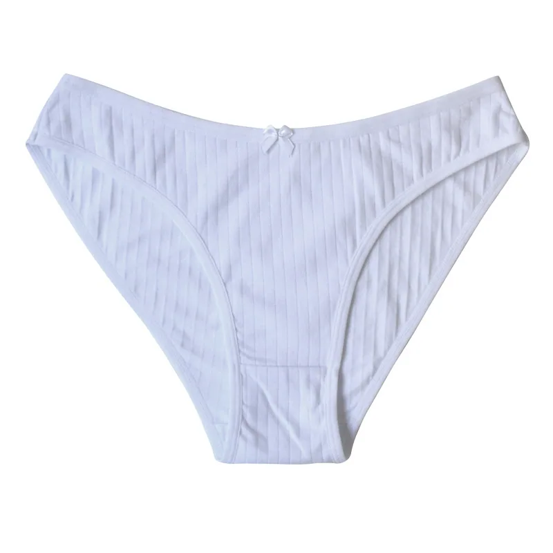 Foreign trade low-waisted cotton underwear women's plus size sexy cute European and American girl briefs cotton cross-border spo 8