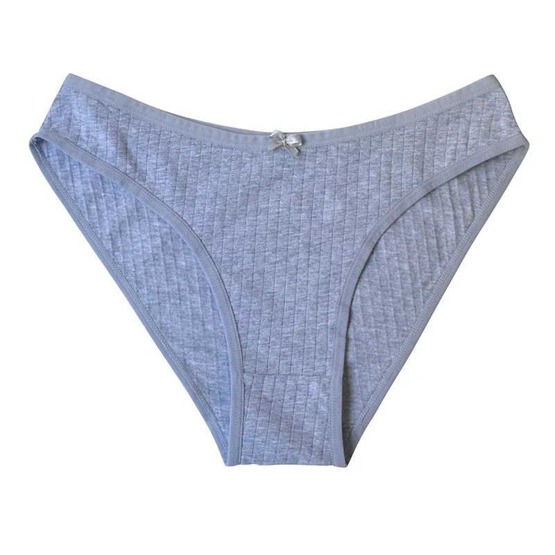 Foreign trade low-waisted cotton underwear women's plus size sexy cute European and American girl briefs cotton cross-border spo 7