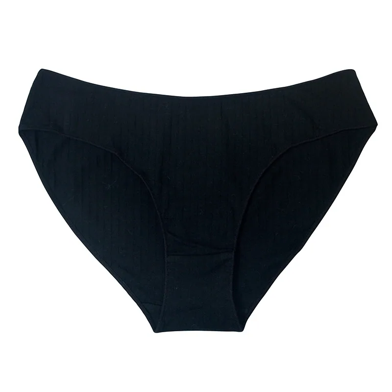 Cross-border exclusive women's underwear, low-waisted plus-size briefs, women's foreign trade buttocks, imitation seamless under - Men's Underwear 3