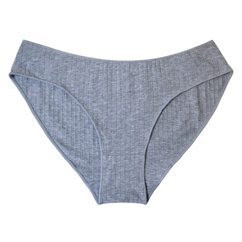 Cross-border exclusive women's underwear, low-waisted plus-size briefs, women's foreign trade buttocks, imitation seamless under - Men's Underwear 8