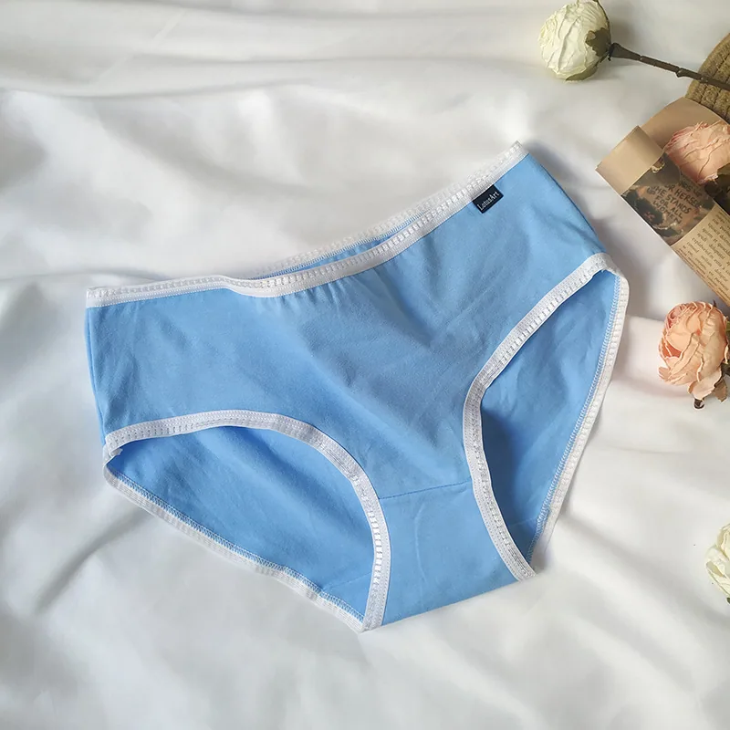 Wholesale mid-rise cotton underwear women's summer breathable buttocks plus size women's triangle underwear summer women's brand 9