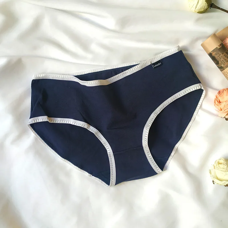 Wholesale mid-rise cotton underwear women's summer breathable buttocks plus size women's triangle underwear summer women's br