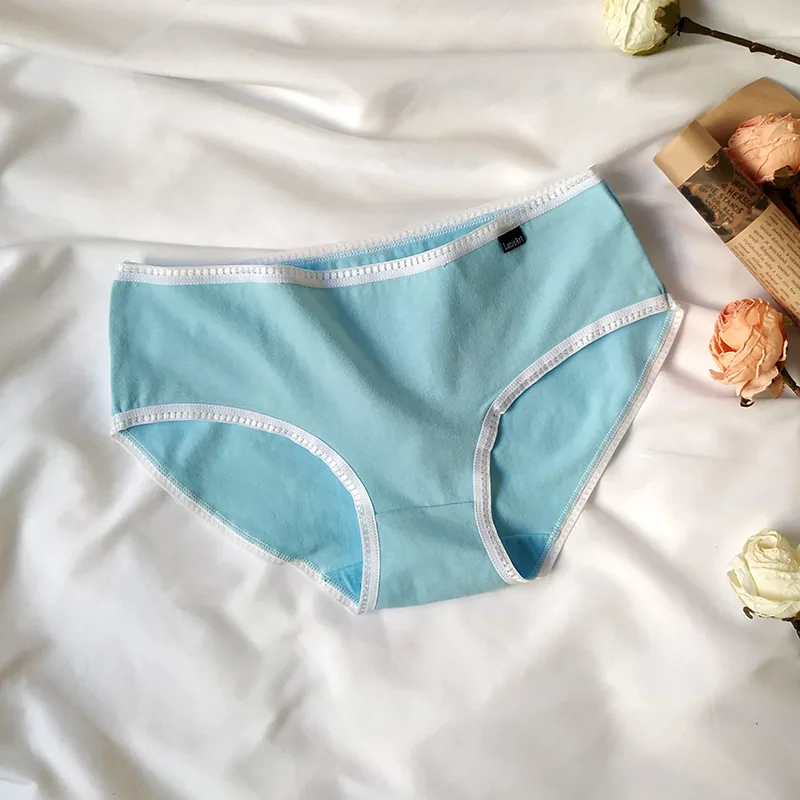 Wholesale mid-rise cotton underwear women's summer breathable buttocks plus size women's triangle underwear summer women's brand 8
