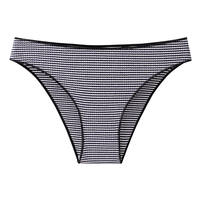 A piece of free shipping foreign trade soft and glutinous is good elastic Women's panties low-waisted sexy half-buttocks girl-st