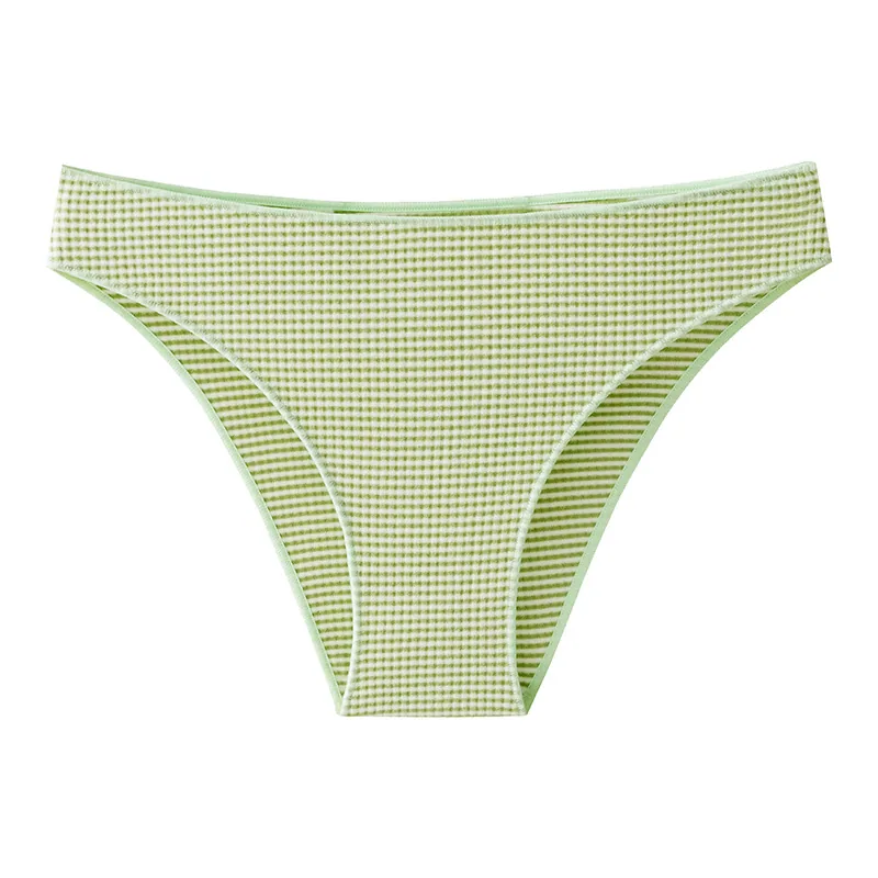 A piece of free shipping foreign trade soft and glutinous is good elastic Women's panties low-waisted sexy half-buttocks girl-st 5