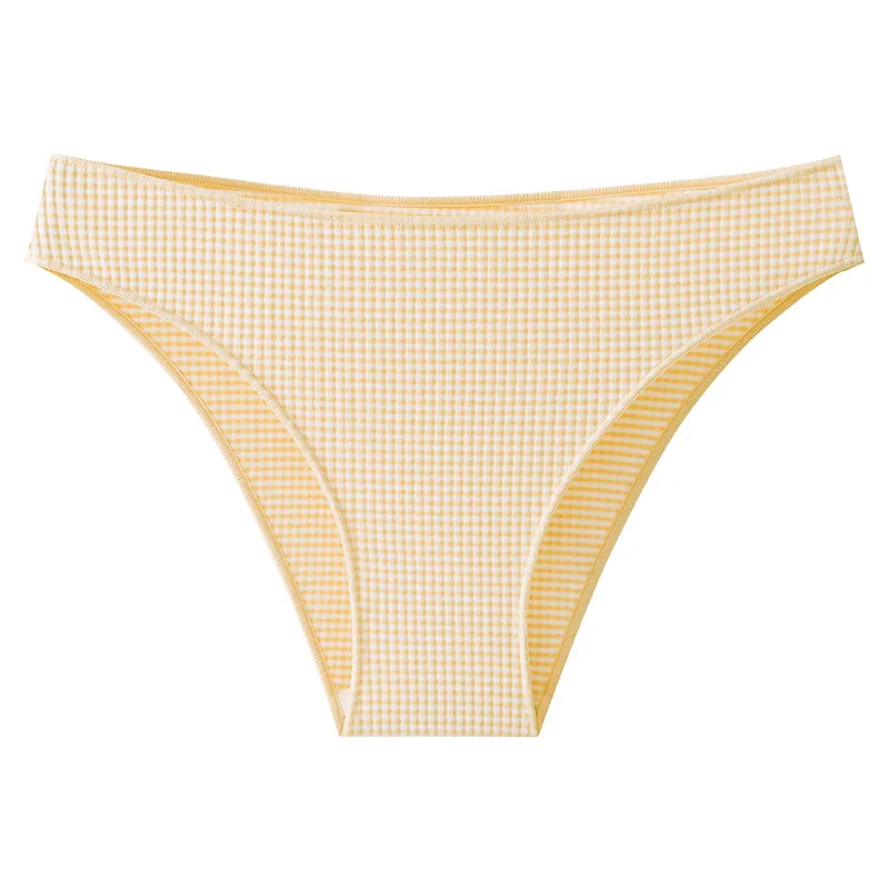A piece of free shipping foreign trade soft and glutinous is good elastic Women's panties low-waisted sexy half-buttocks girl-st 4