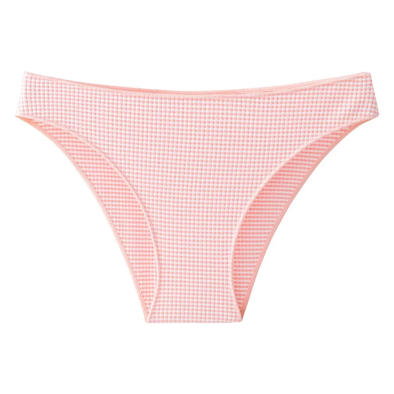 A piece of free shipping foreign trade soft and glutinous is good elastic Women's panties low-waisted sexy half-buttocks girl-st 3