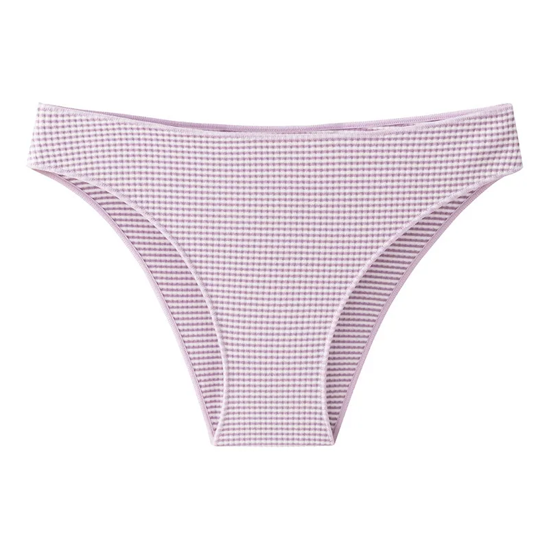 A piece of free shipping foreign trade soft and glutinous is good elastic Women's panties low-waisted sexy half-buttocks girl-st 6