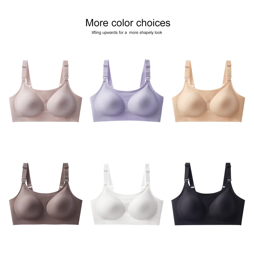 Cross-border foreign trade, pregnant women's lactation underwear, traceless gathering, anti-sagging, pre-pregnancy and postpartu - Other Underwear