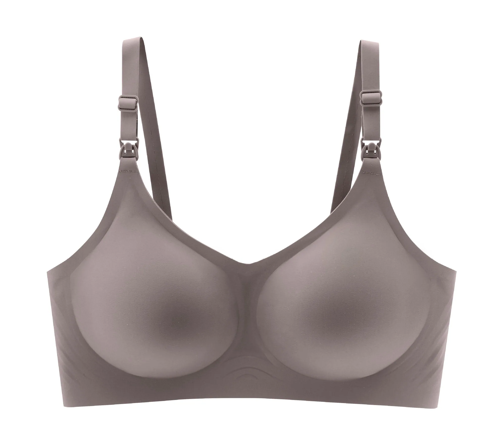 Three-breasted zero-restraint pregnant women's nursing bra, nursing underwear, summer maternity underwear, thin collection, anti - Other Underwear 4
