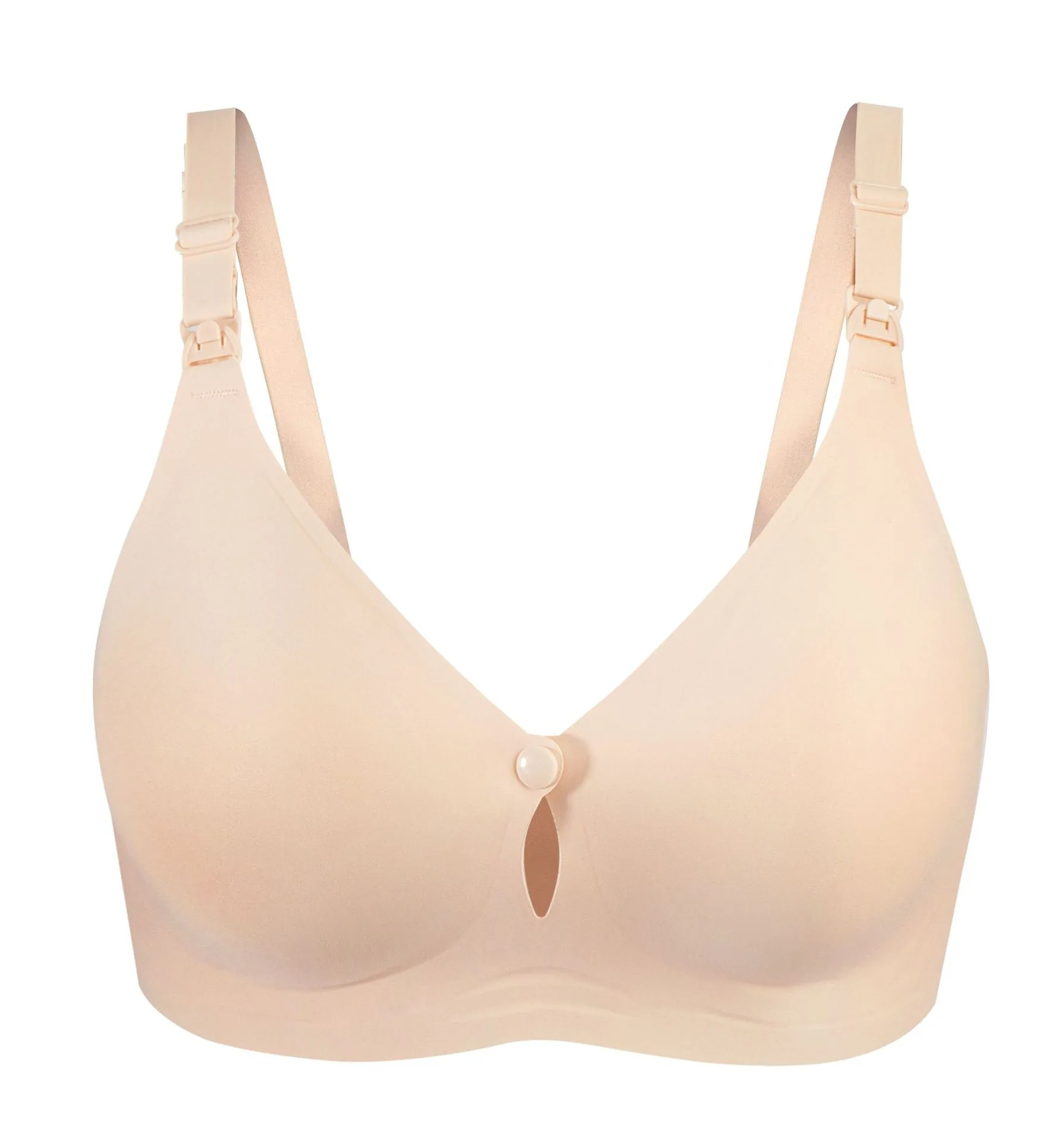 New product non-marking nursing underwear anti-sagging high-end plus size pregnant women gather bra thin high stretch underwear