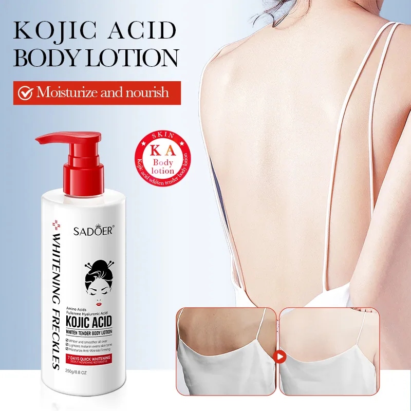 Tattoo body lotion SADOER koji acid rejuvenation moisturizing whitening body milk foreign trade cross-border 6