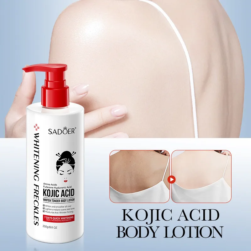 Tattoo body lotion SADOER koji acid rejuvenation moisturizing whitening body milk foreign trade cross-border 4