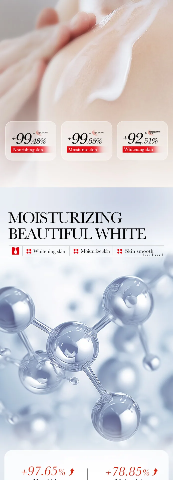 Tattoo body lotion SADOER koji acid rejuvenation moisturizing whitening body milk foreign trade cross-border 10