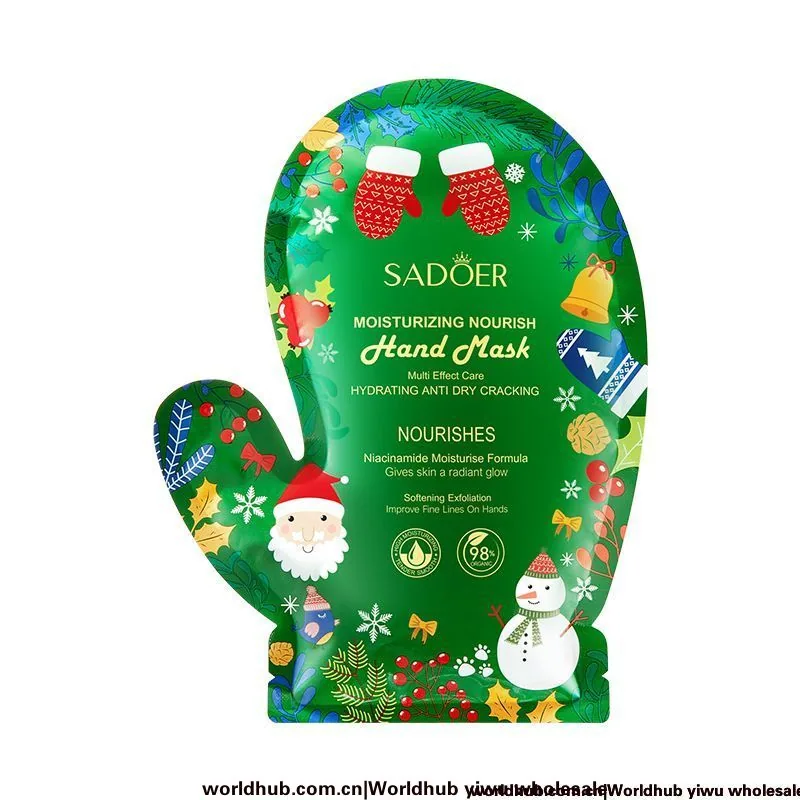 Hand Mask SADOER Christmas Niacinamide Moisturizing and Smooth Hand Mask Cross-border Skin Care Products