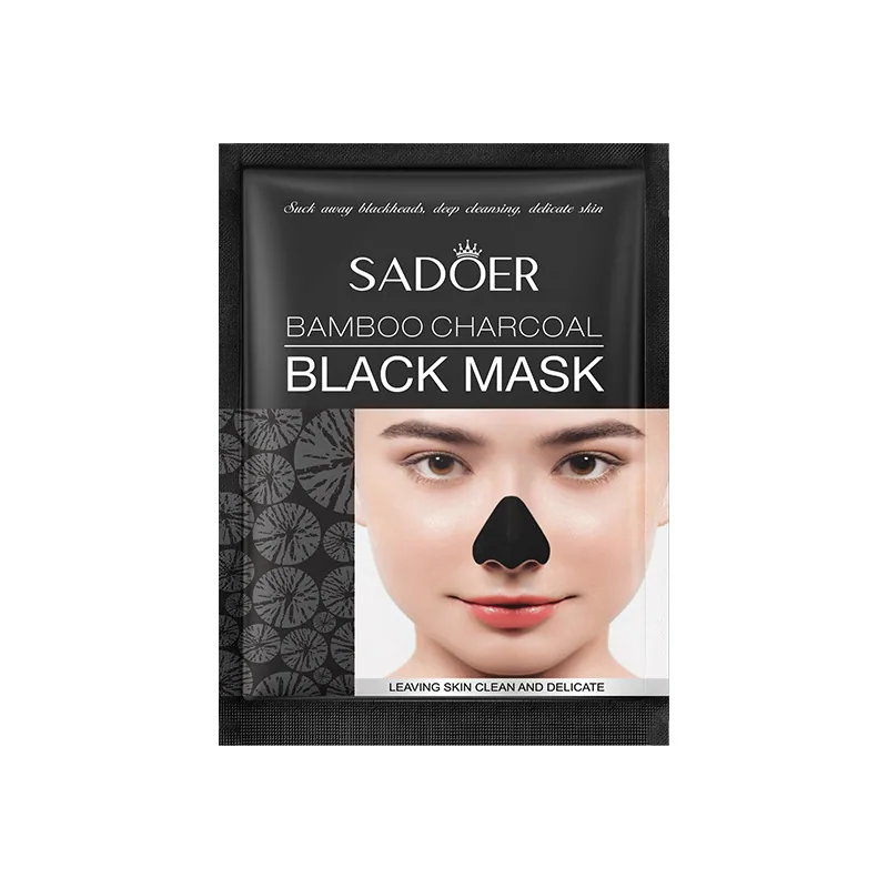 SADOER bamboo charcoal blackhead nasal mask cleanses skin adsorption blackhead T area care nasal patches foreign trade cross-bor 2