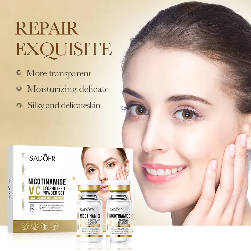SADOER Niacinamide Vitamin C Freeze-Dried Powder Set Pore-shrinking Anti-Wrinkle Freeze-Dried Powder Wholesale - Face & Body Mask 4