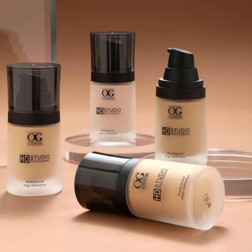 OG high-definition non-marking liquid foundation is long-lasting, waterproof, moisturizing, oil-controlling, and concealing 4