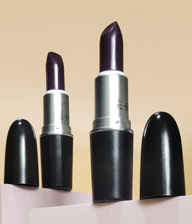 Rouge à lèvres couleur tante, danse latine couleur cerise foncée noir rouge style gothique foncé violet ton violet raisin violet 10