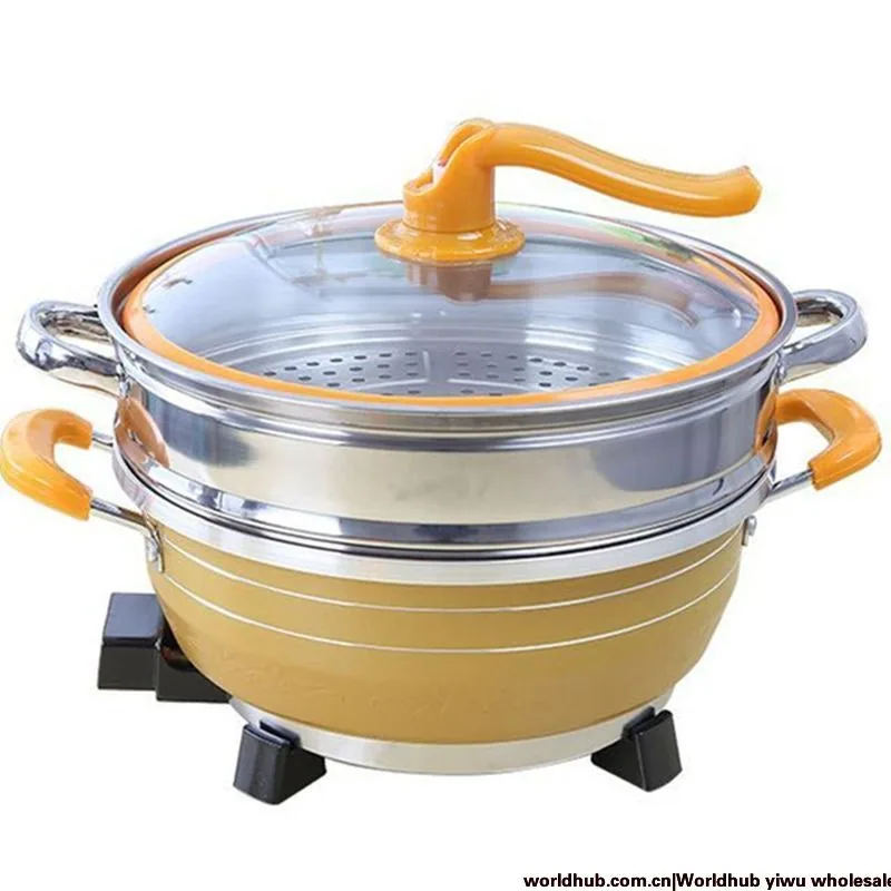 Olla eléctrica multifuncional coreana, gran capacidad, tail goods, olla lingote de energía de vacío dorada, alta presión saludable