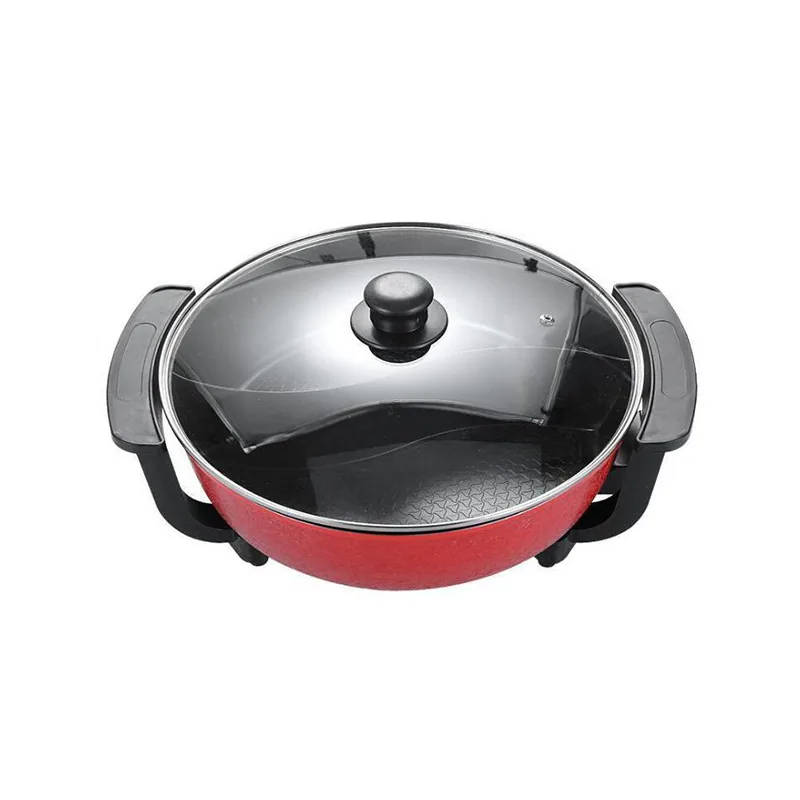 Manufacturer's direct supply multi-functional electric heating pot heightened and thickened double-tube round pot mandarin duck 4