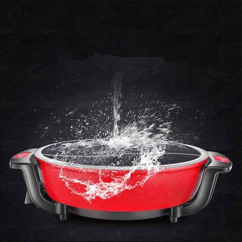 Manufacturer's direct supply multi-functional electric heating pot heightened and thickened double-tube round pot mandarin duck 7