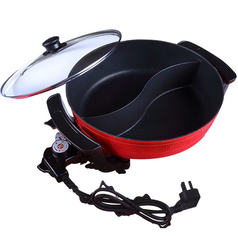 Manufacturer's direct supply multi-functional electric heating pot heightened and thickened double-tube round pot mandarin duck 2