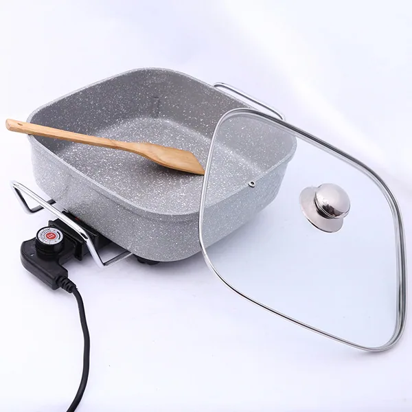 Manufacturers wholesale Maifan stone non-stick pan electric heating pot multi-functional pot tail goods steaming pot household e 8