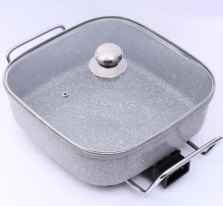 Manufacturers wholesale Maifan stone non-stick pan electric heating pot multi-functional pot tail goods steaming pot household e 5