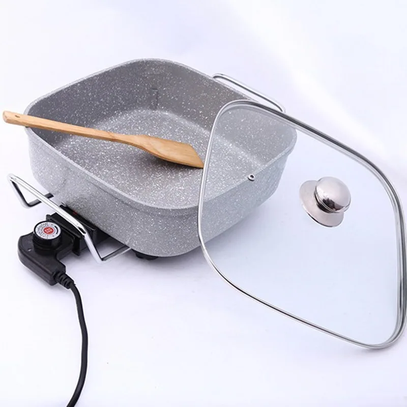 Manufacturers wholesale Maifan stone non-stick pan electric heating pot multi-functional pot tail goods steaming pot household e 3