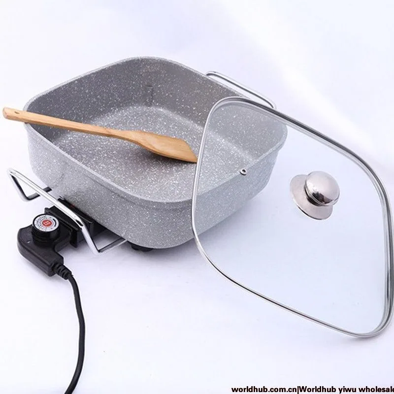 Manufacturers wholesale Maifan stone non-stick pan electric heating pot multi-functional pot tail goods steaming pot household e