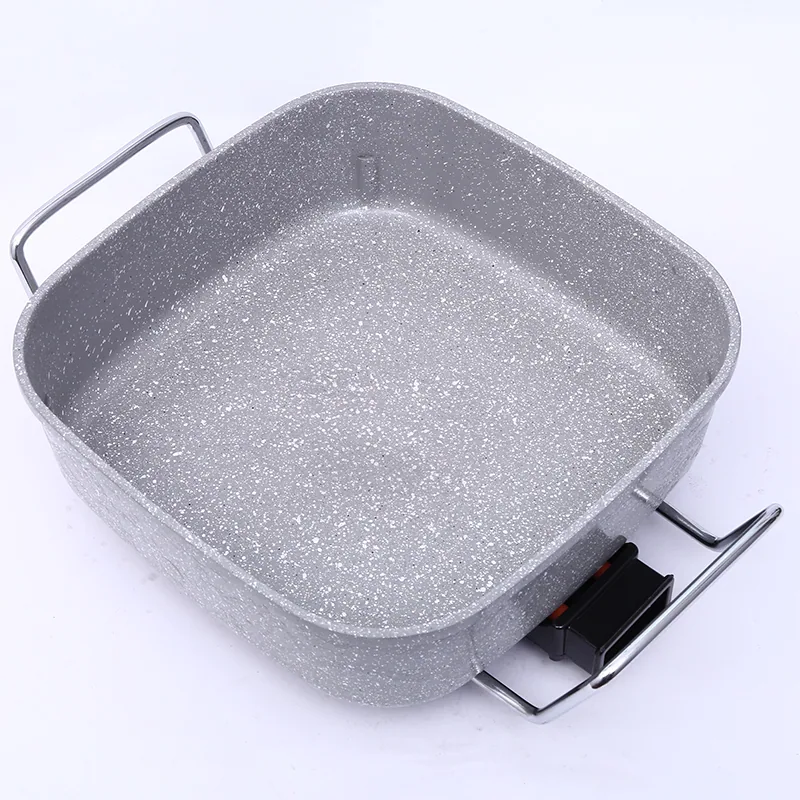 Manufacturers wholesale Maifan stone non-stick pan electric heating pot multi-functional pot tail goods steaming pot household e 11