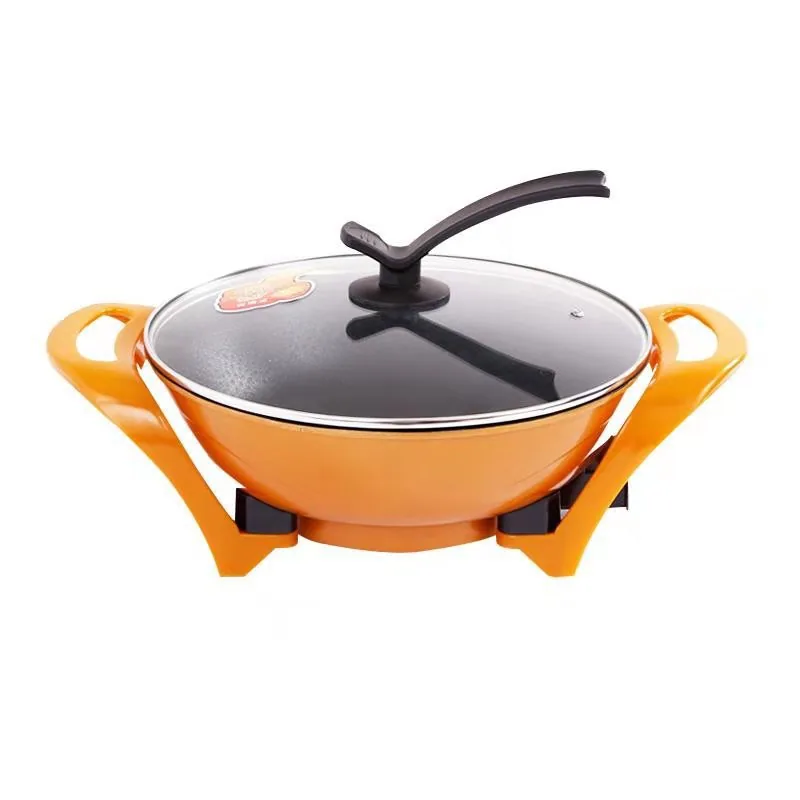 Wholesale Korean Multifunctional Electric Hot Pot, Golden Pot, Smokeless Non-Stick Electric Wok, Yuanbao Pot, Electric Hot Pot 16