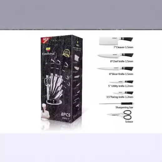 HausRoland Kitchen Cutlery Stainless Steel Set 8-Piece Set 3