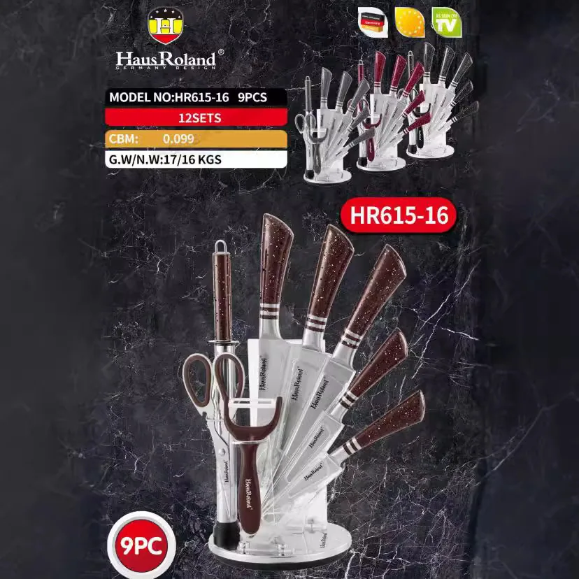 HausRoland kitchen knife set multifunctional wholesale for home use 5