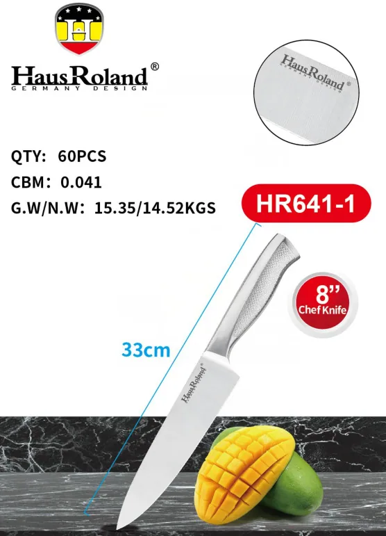HausRoland stainless steel kitchen knife household stock tool 8
