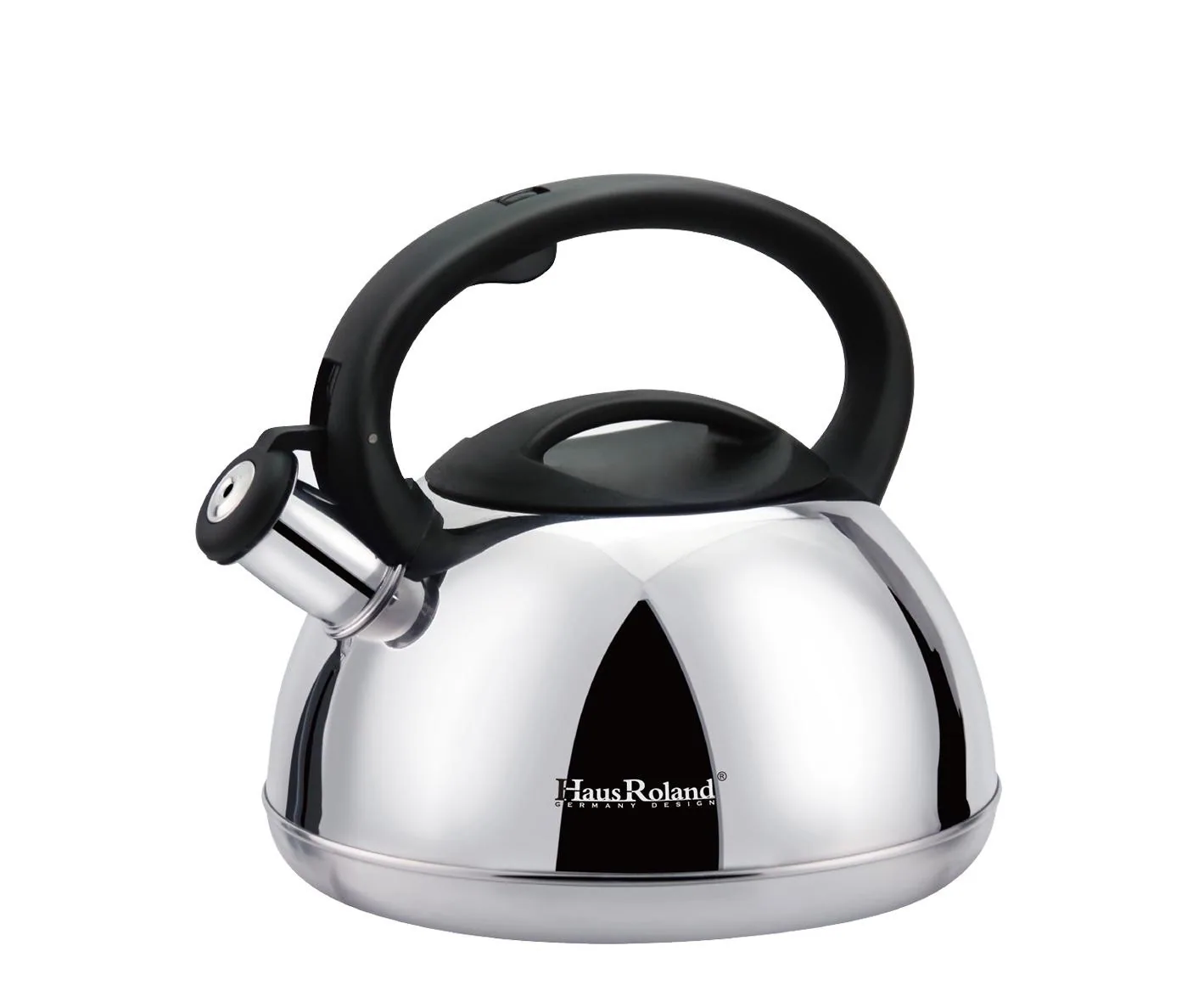 Stainless steel gas kettle thickened compound bottom whistle kettle 3L gas induction cooker can be used to boil kettle 6