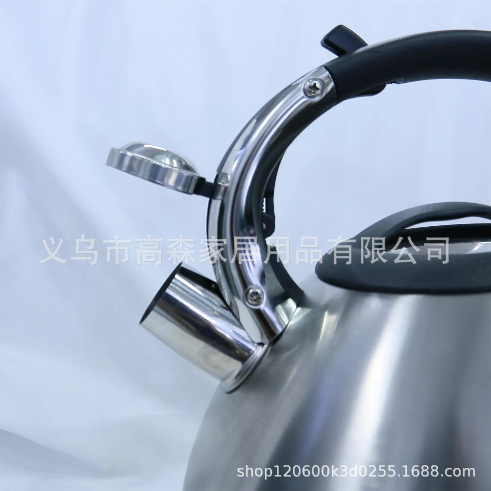 Gas stainless steel whistle kettle 5L large capacity gas induction cooker household kettle 7