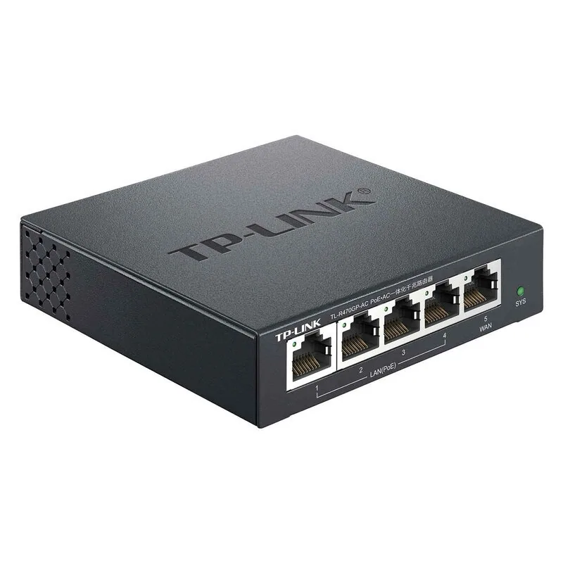 Routeur filaire Gigabit TP-LINKTL-R470GP-AC, 5 ports, réseau POE, gestionnaire AC, WIF domestique 4