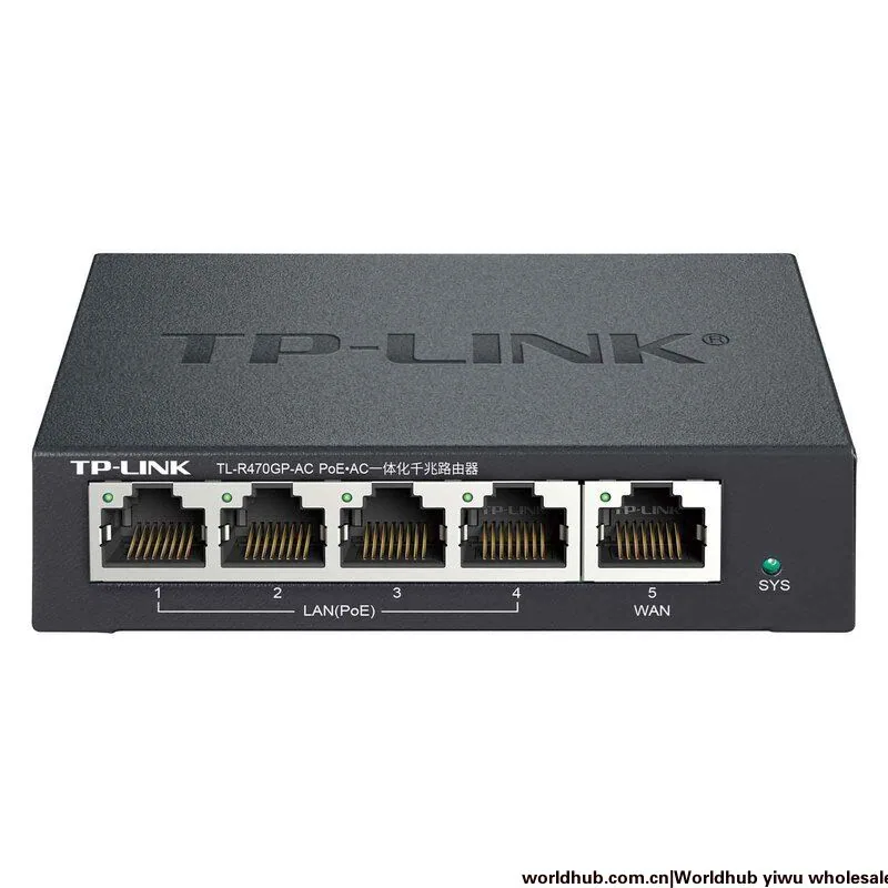 Routeur filaire Gigabit TP-LINKTL-R470GP-AC, 5 ports, réseau POE, gestionnaire AC, WIF domestique 6