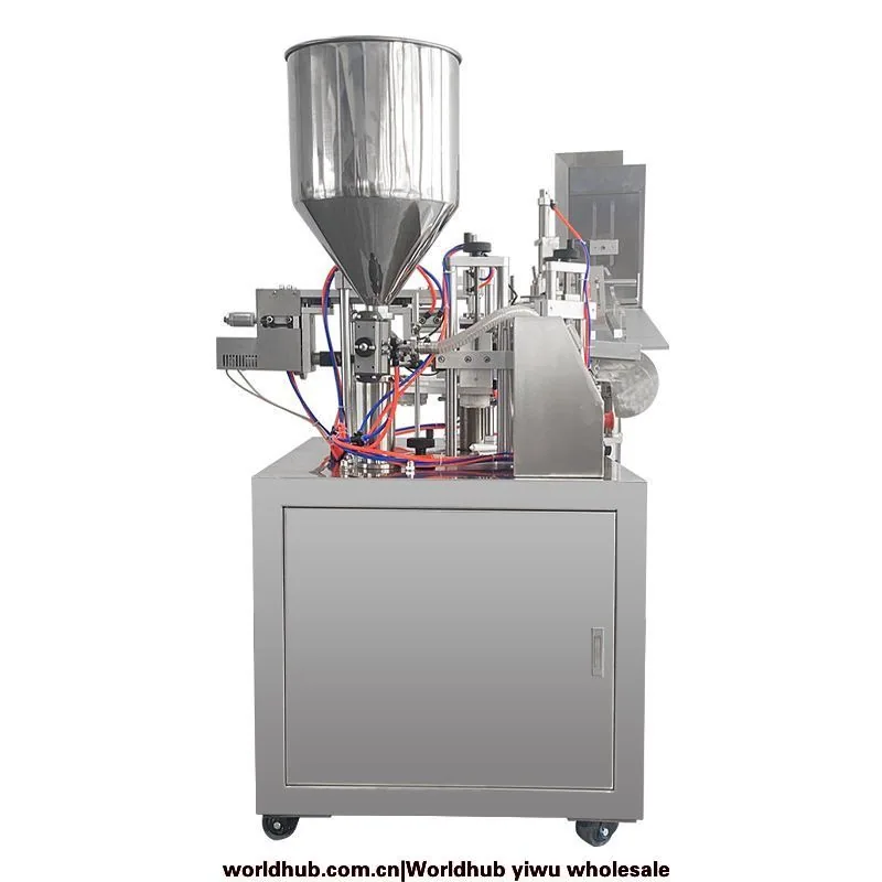 Automatic hose filling and sealing machine facial cleanser hand cream toothpaste plastic hose tail filling and sealing machine i
