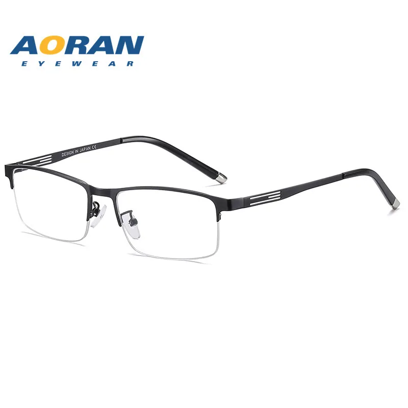 Aoran wholesale high-definition business fashion anti-blue reading glasses for the elderly, high-end reading glasses for middle