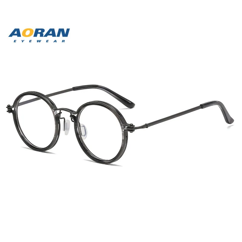 فروش داغ اینترنتی مشاهیر عینک همان قاب عینک کسب و کار مردانه یکپارچهسازی با سیستمعامل آینه تخت گرد را می توان به قاب عینک نزدیک بینی مجهز کرد 3