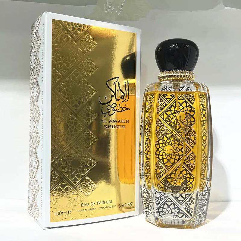 AL AMAKIN KHUSI high-end Middle East perfume use scene shows elegant atmosphere of Arab women