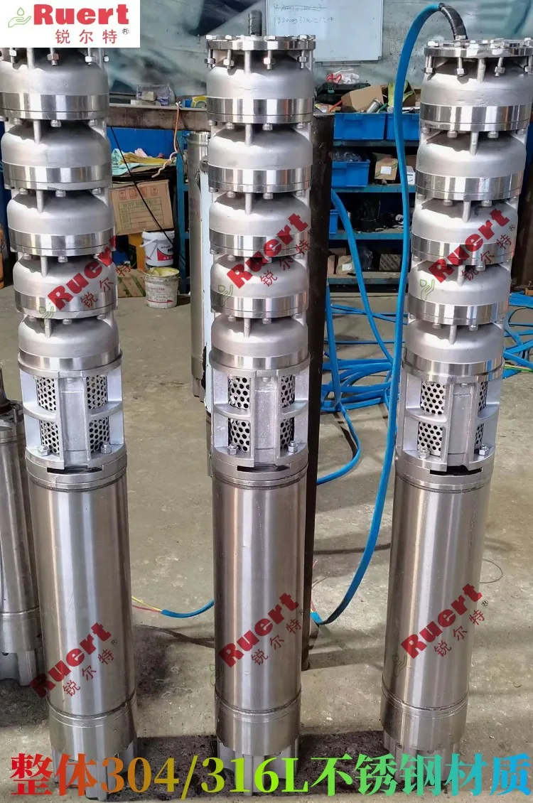 175QJP50-40/2 stainless steel 316L material deep well submersible pump corrosion resistant acid and alkali pumping seawater clea 12
